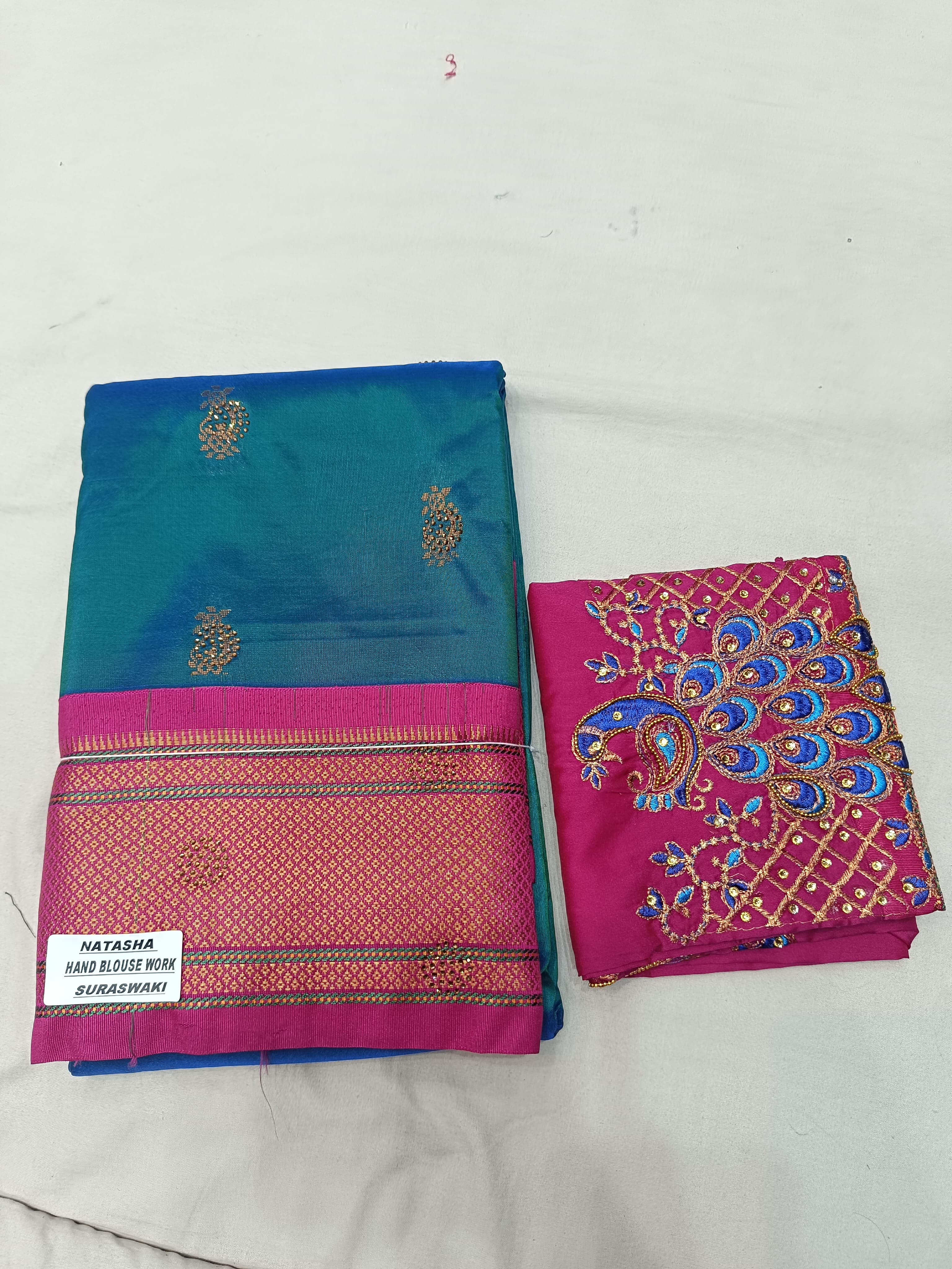 Aari Work Blouse Paithani 201