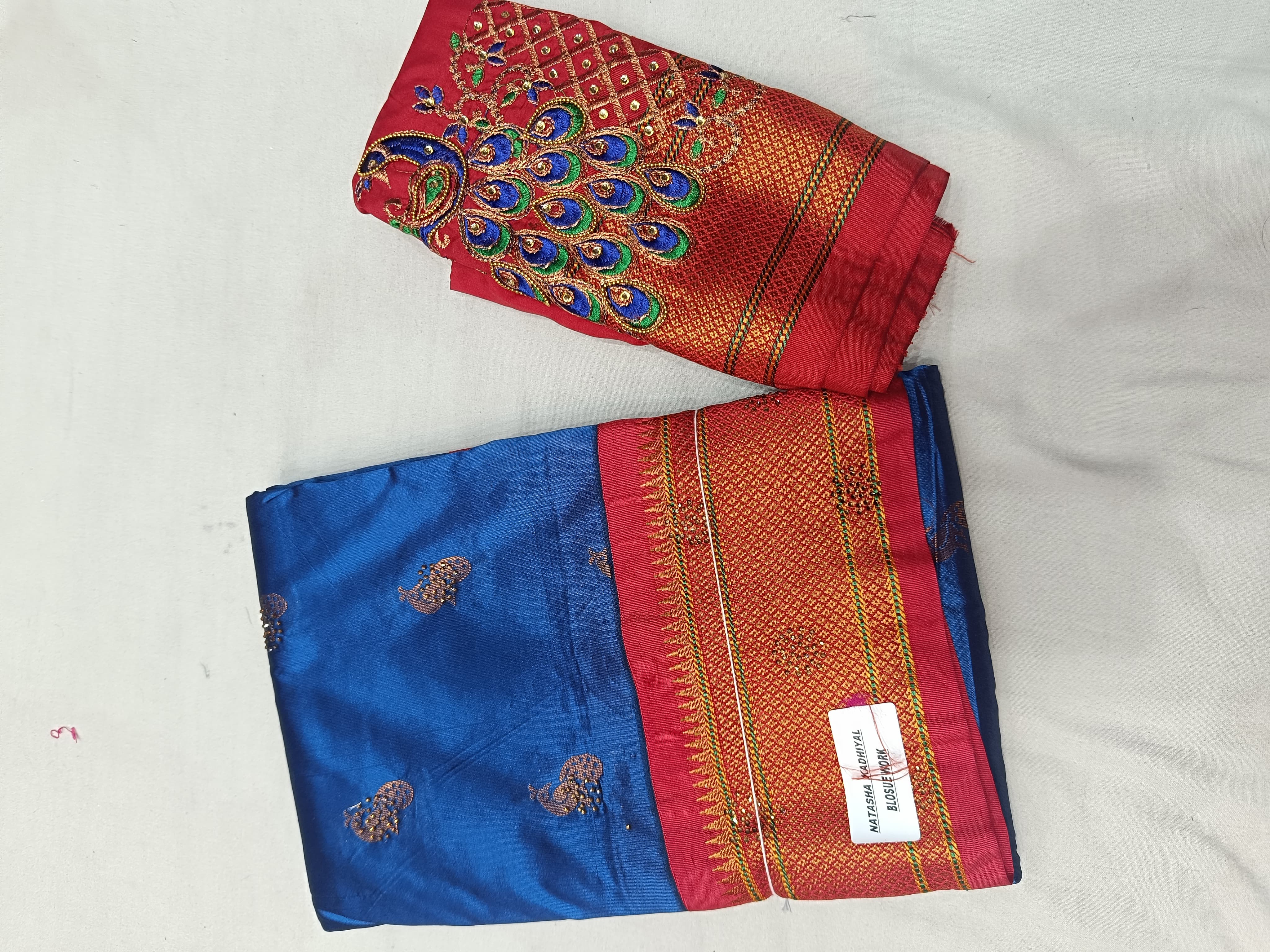 Aari Work Blouse Paithani 204