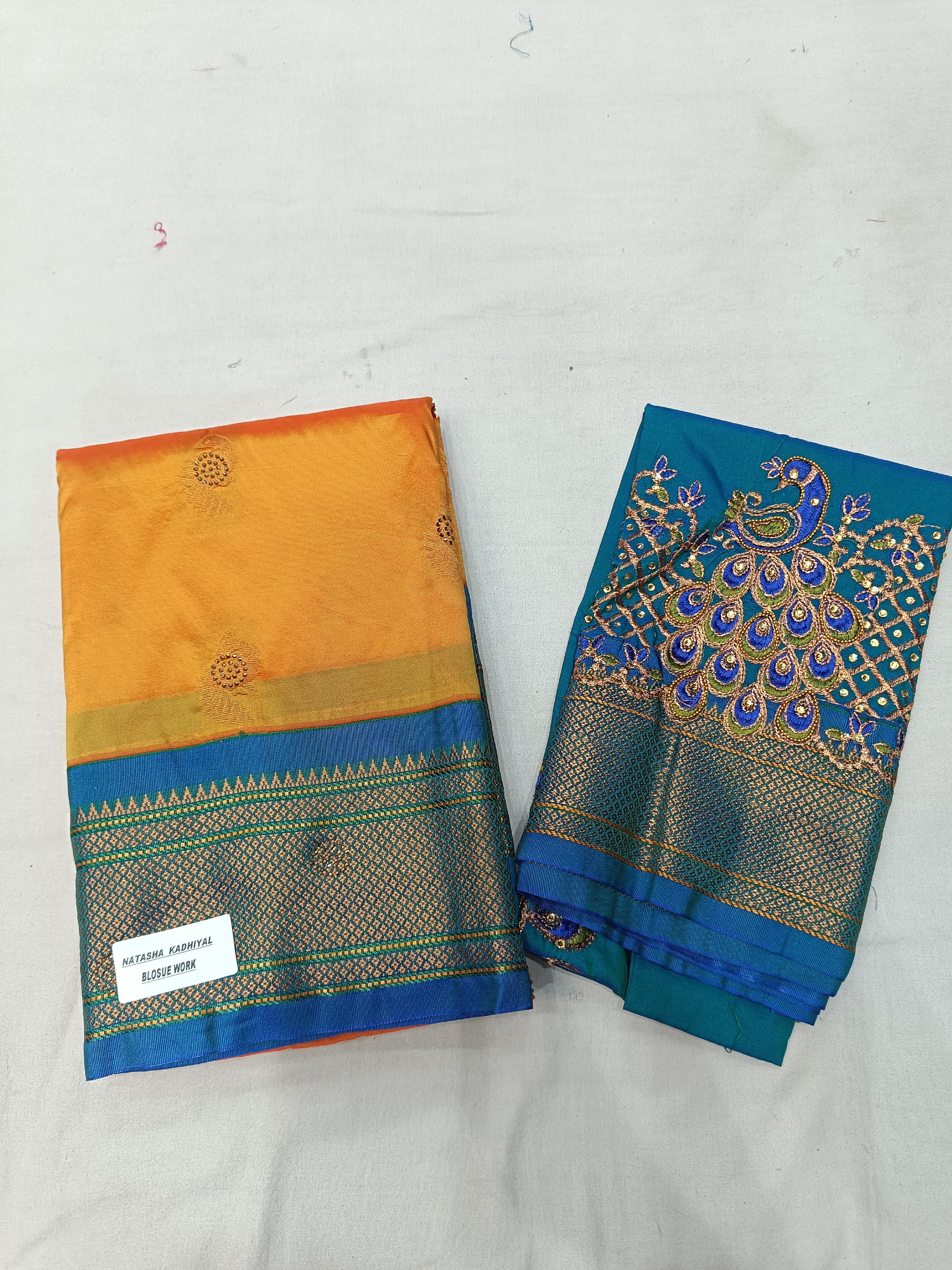 Aari Work Blouse Paithani 205