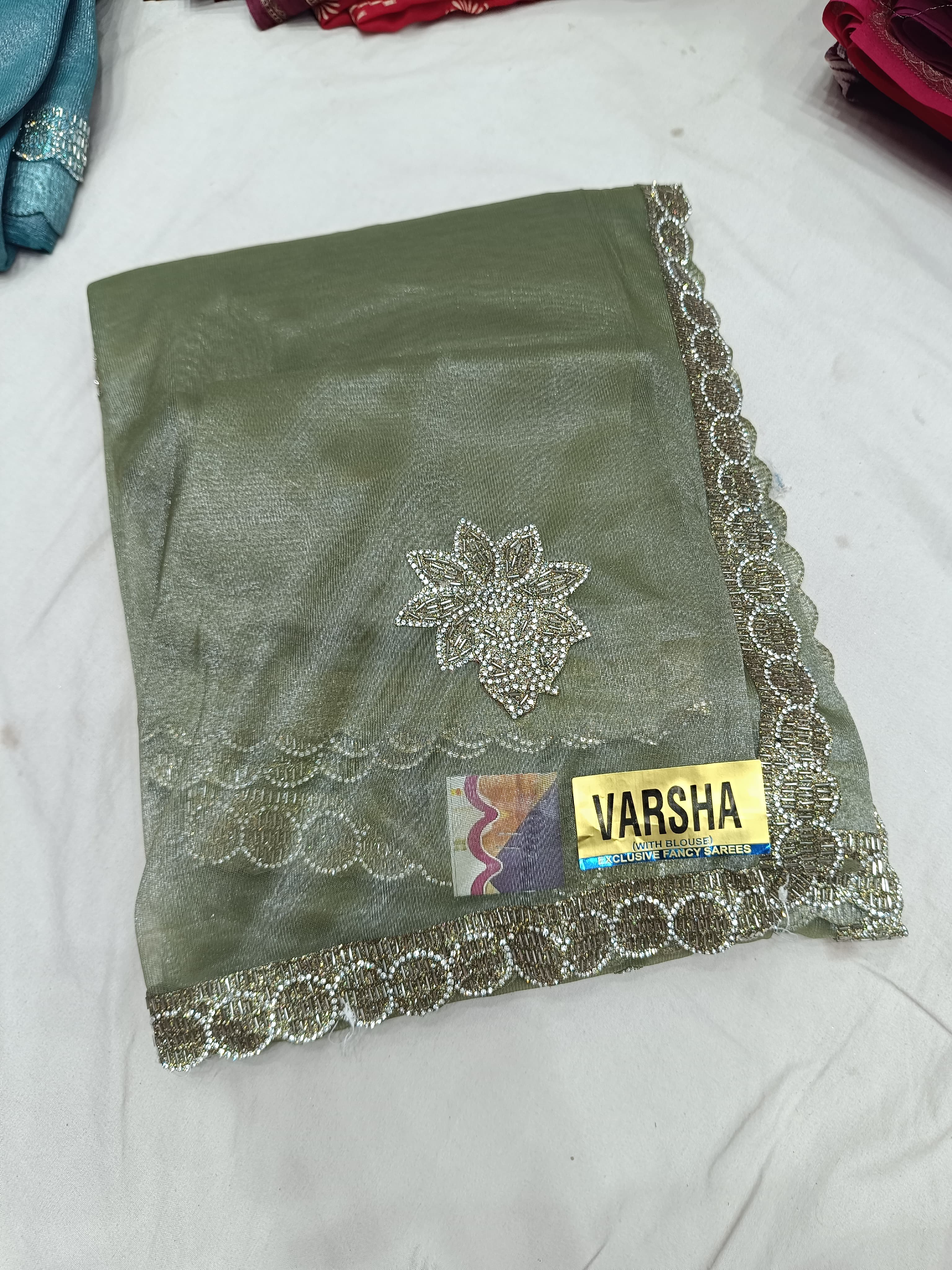 Twill Net Saree B101