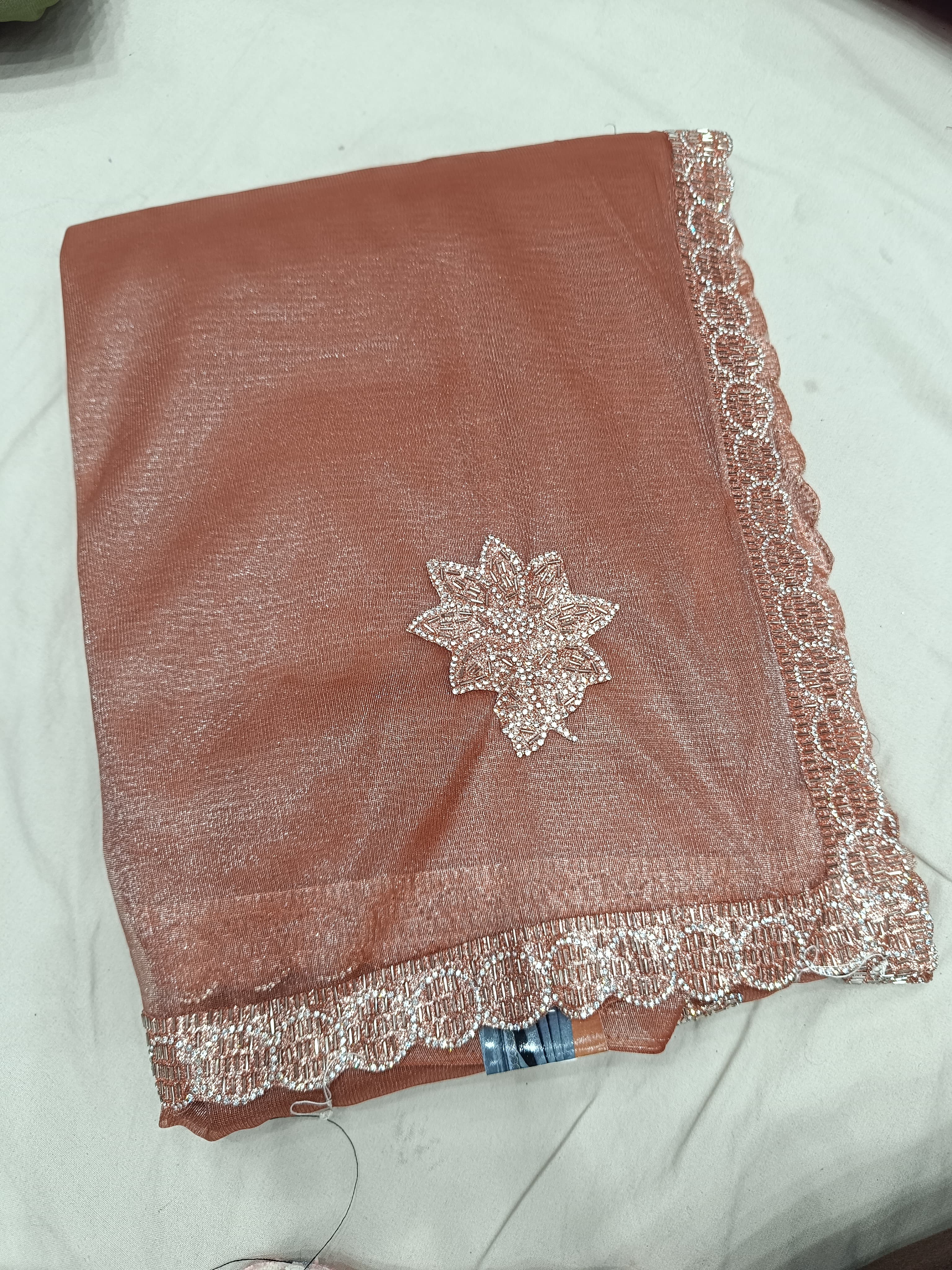 Twill Net Saree B102